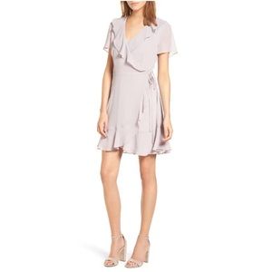 Lush Colie Ruffle Wrap Dress